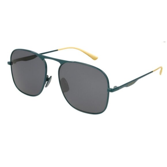NEW GUCCI GG0336S 003 SUNGLASSES AVIATOR BLUE GREY UNISEX EYEWEAR GUCCI - Picture 1 of 2